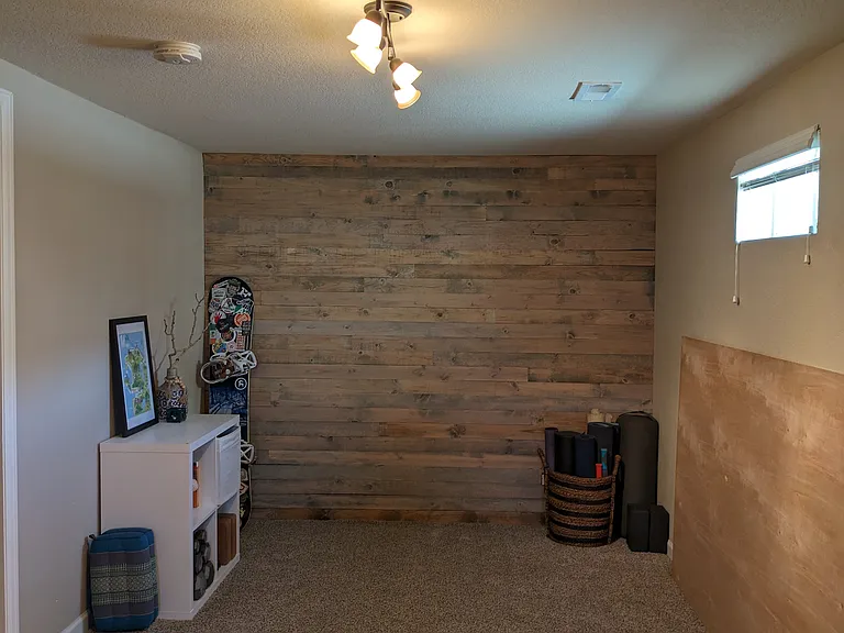 Downstairs rec room