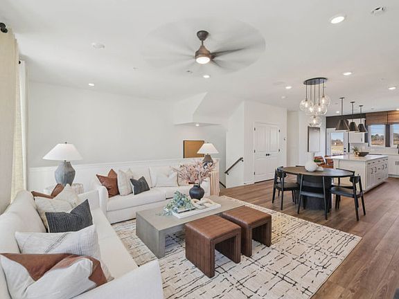 Gathering Room Opens to the Cafe and Kitchen