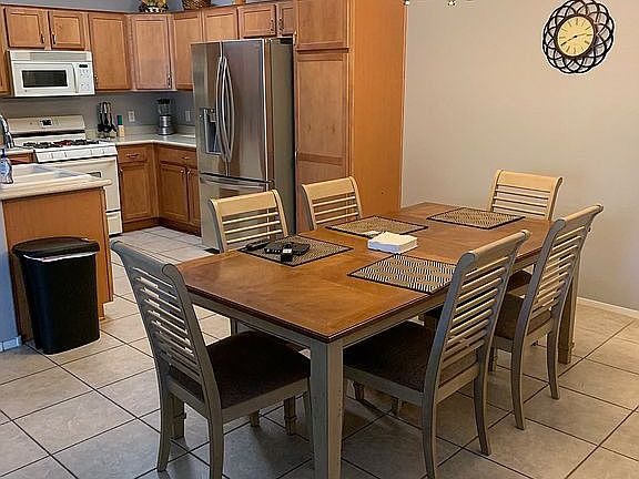 Kitchen and eating area 