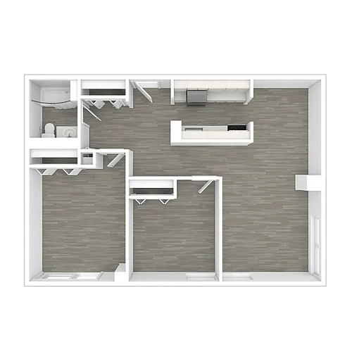 Floor plan 2 Bedroom G