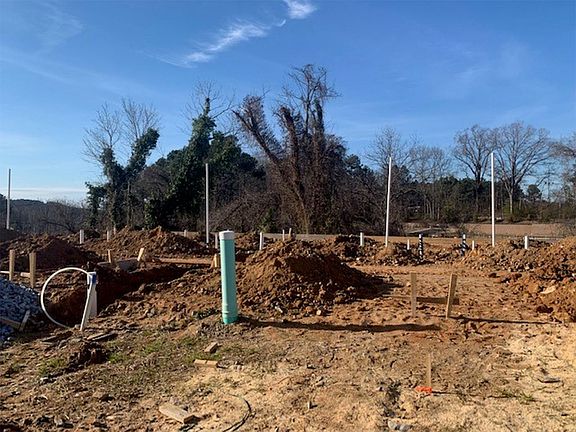 Homesite Construction Progress Front of Homesite