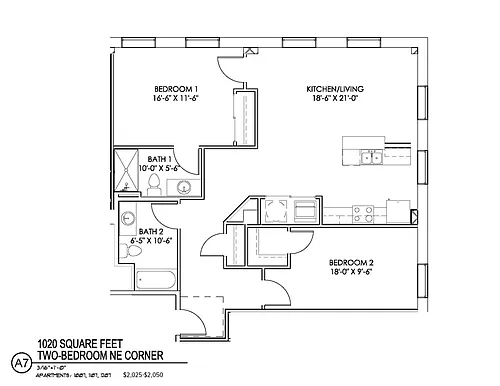 Floor plan 1107