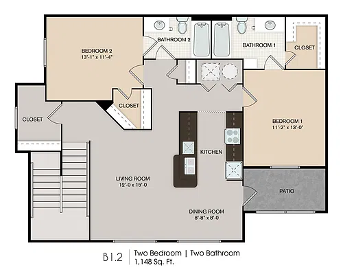 Floor plan B2