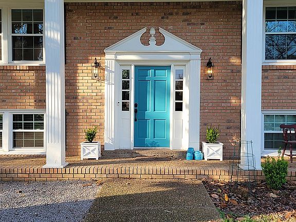 Front door and porch