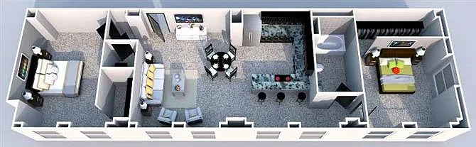 Floor plan Moonshine