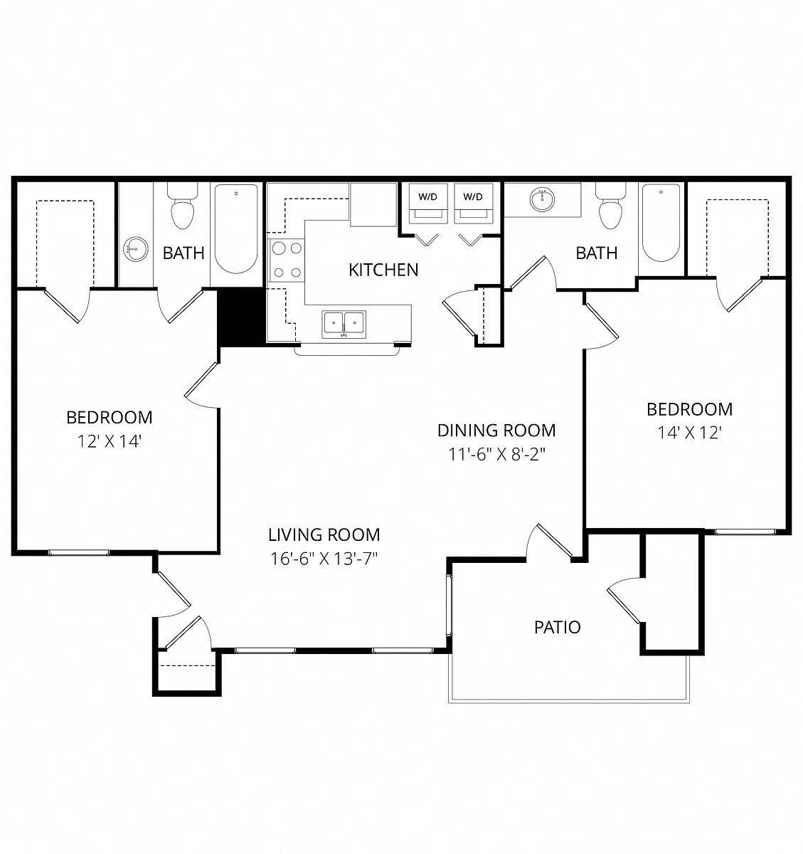 Floor plan The Taft