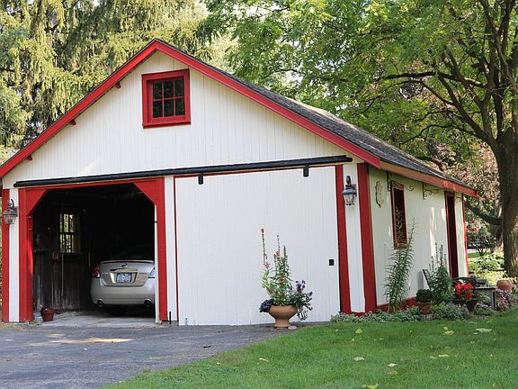 newly painted barn