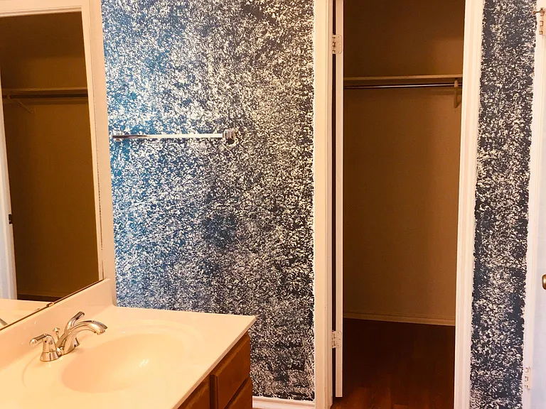Two sinks and two closets for lady and man separately.