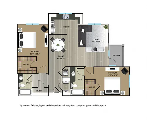 Floor plan B3R