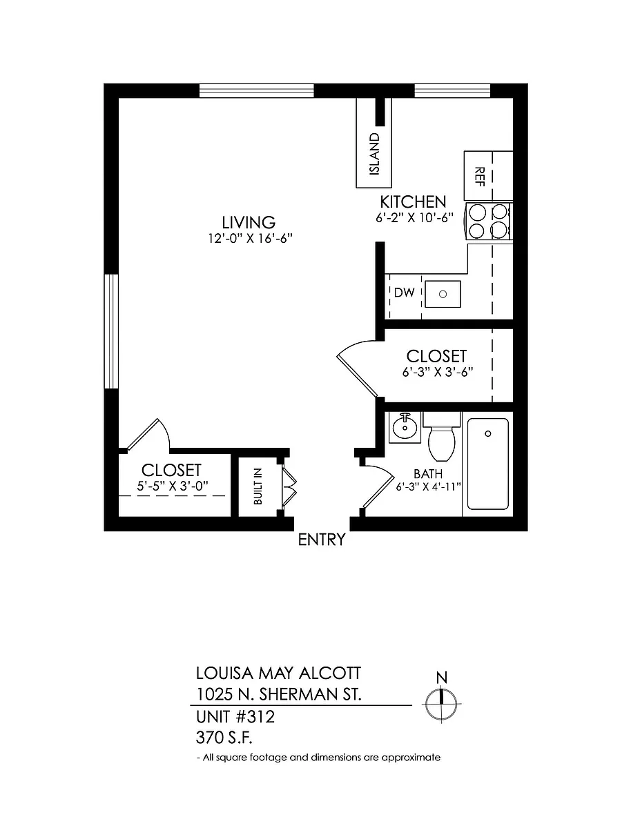 Floor plan Studio