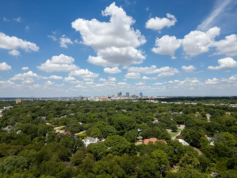 Aerial view of Downtown Ft. Worth