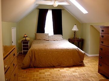 Spacious Master, Parquet floors, ample closets