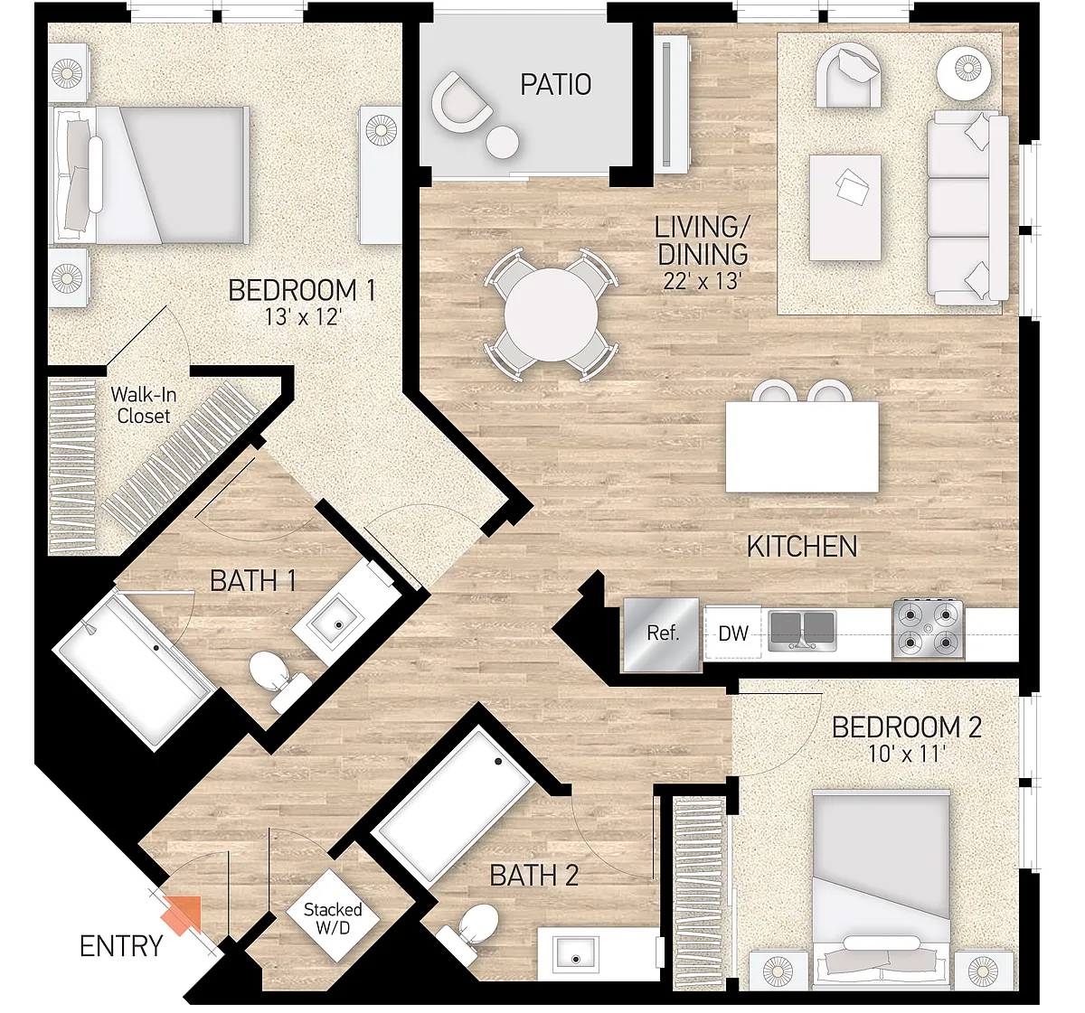 Floor plan Plan 67