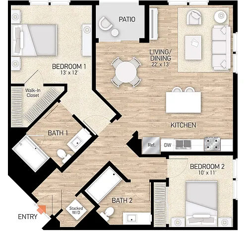 Floor plan Plan 67