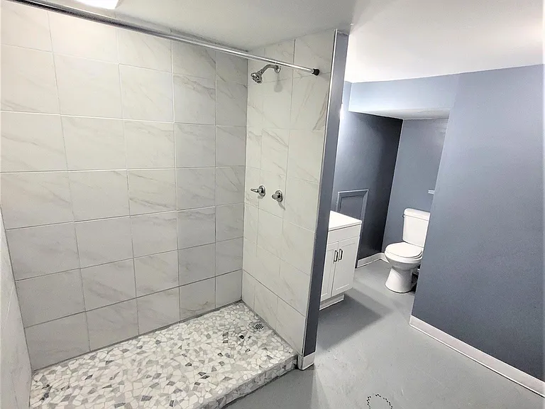 Full bath in the lower level