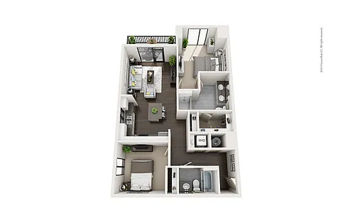 Floor plan Highrise B8