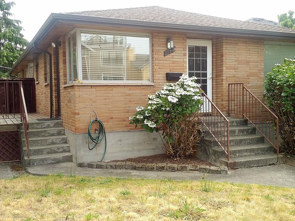 Front of house with on side