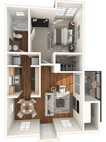 Floor plan Lady Bird