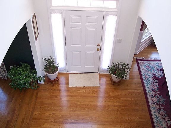 Two story foyer...hardwoods on entire main level