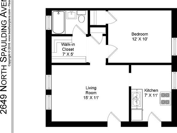 2nd image of 2647-53 N Spaulding Ave #2649-2E