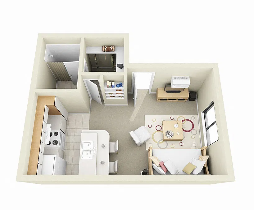 Floor plan Studio