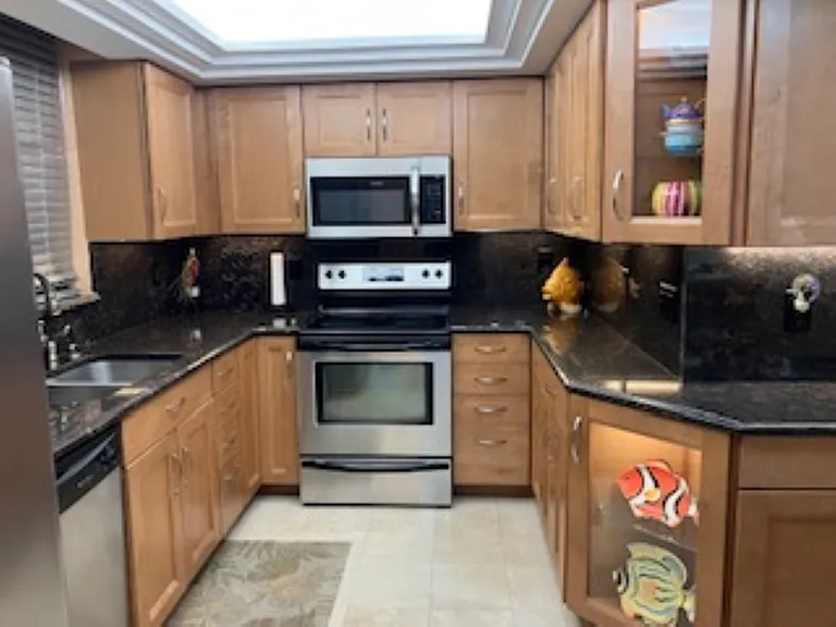Your Beautiful kitchen with SS appliances