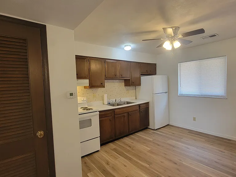 Kirchen has new appliances, newly painted & new flooring.