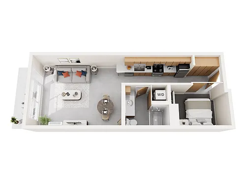 Floor plan Live Work Loft