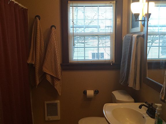 Upper unit bathroom