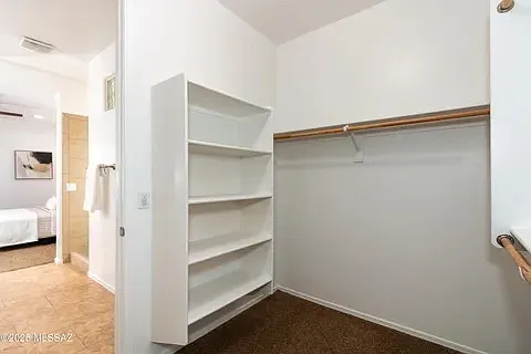 Half of Masters closet