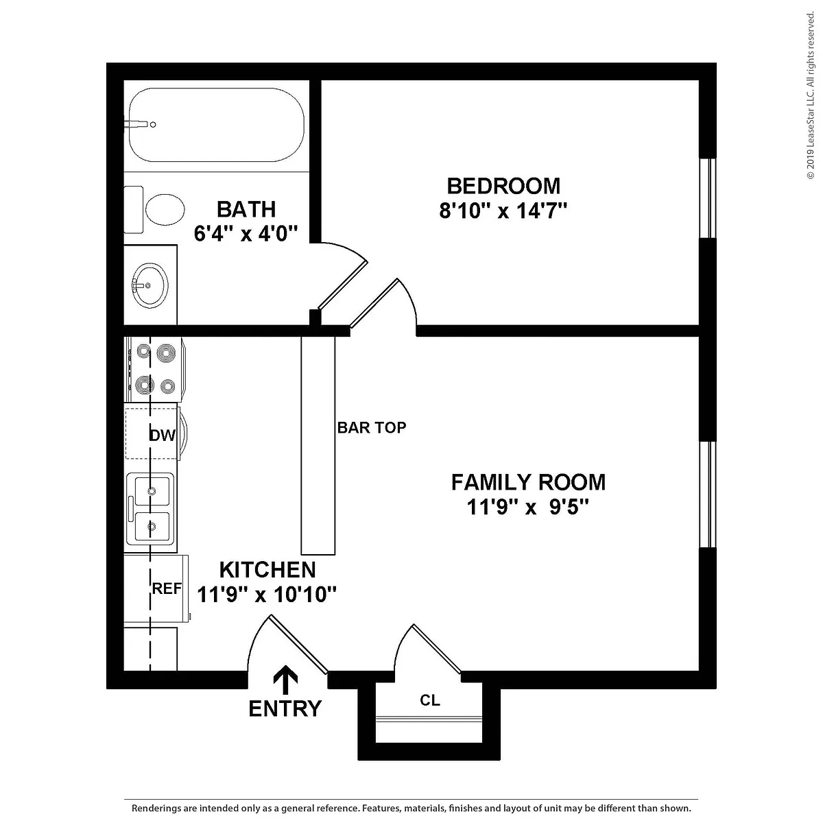 Floor plan Studio