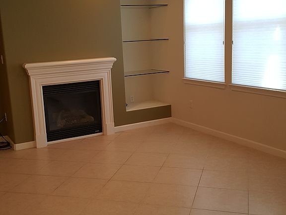 cozy gas fireplace
