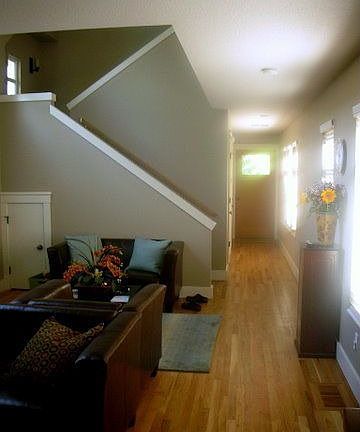 LIVING ROOM AND HALL