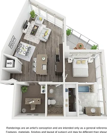 One bedroom Floorplan One bedroom Floorplan