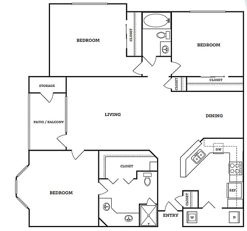 Floor plan C1R