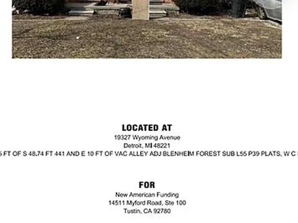 19327 Wyoming St, Detroit, MI 48221