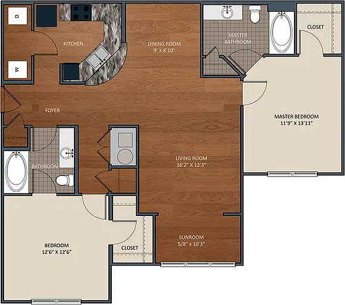 Floor plan The Henley