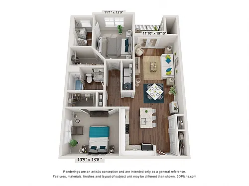 Floor plan The Palmer