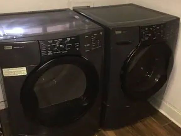 kitchen washer and dryer