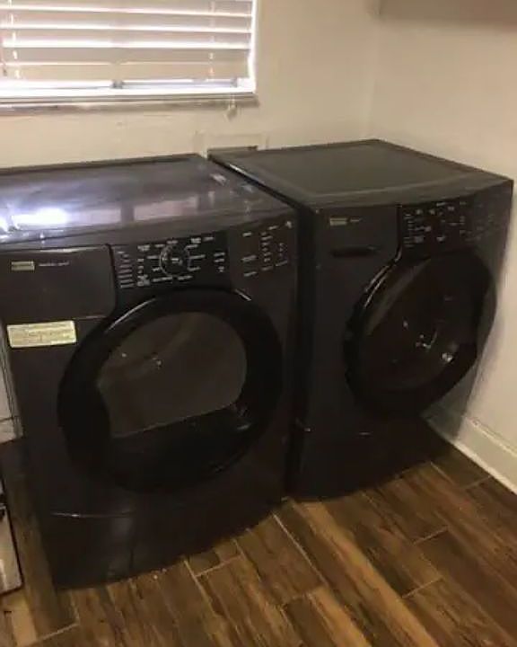 kitchen washer and dryer