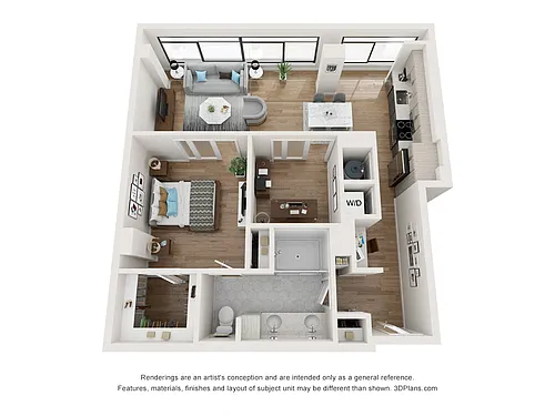 Floor plan A6-O w/ Den