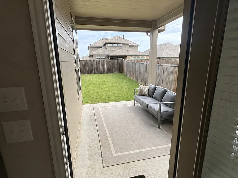 Backyard patio