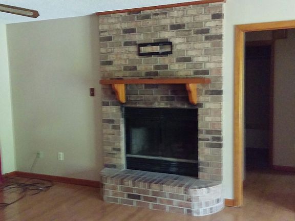 Brick Fire Place in Living Room