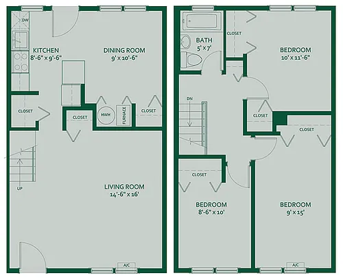 Floor plan 3 Bedroom