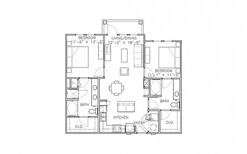 Floor plan St. Martin-ADA