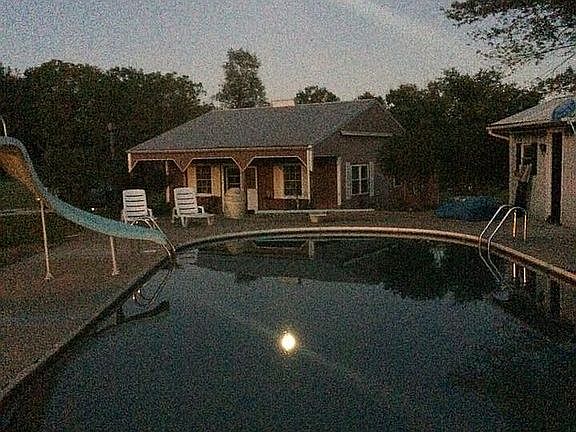 pool and mother-in-law house