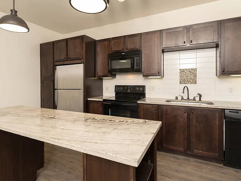 Kitchen with Stainless Steel Appliances
