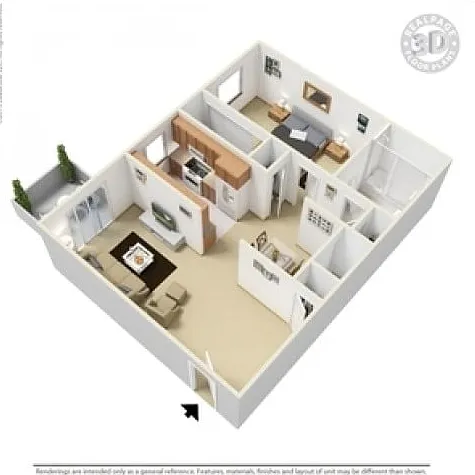 1 Bedroom/1 Bathroom 1 Bedroom/1 Bathroom