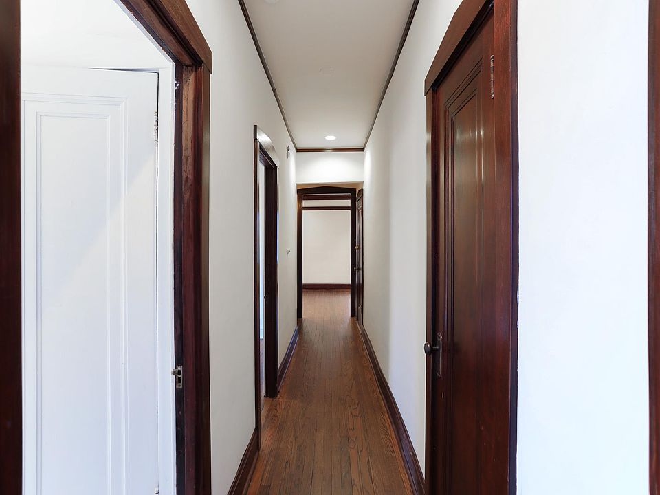 Hall with downlights