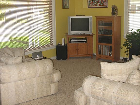 Living room with large picture window